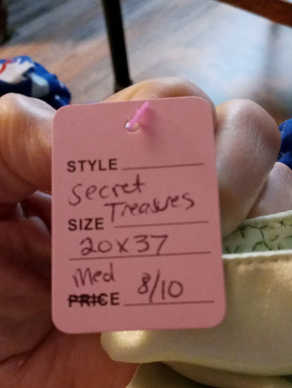 Secret Treasures Medium 8-10 Feminine green Floral Sleeveless nightgown